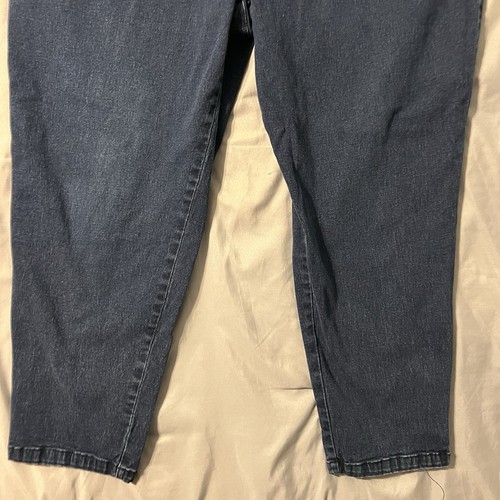 Everyday Fit By Catherines Jeans Women 2XWP Petite Blue Stretch Pull On Granny - Picture 4 of 19