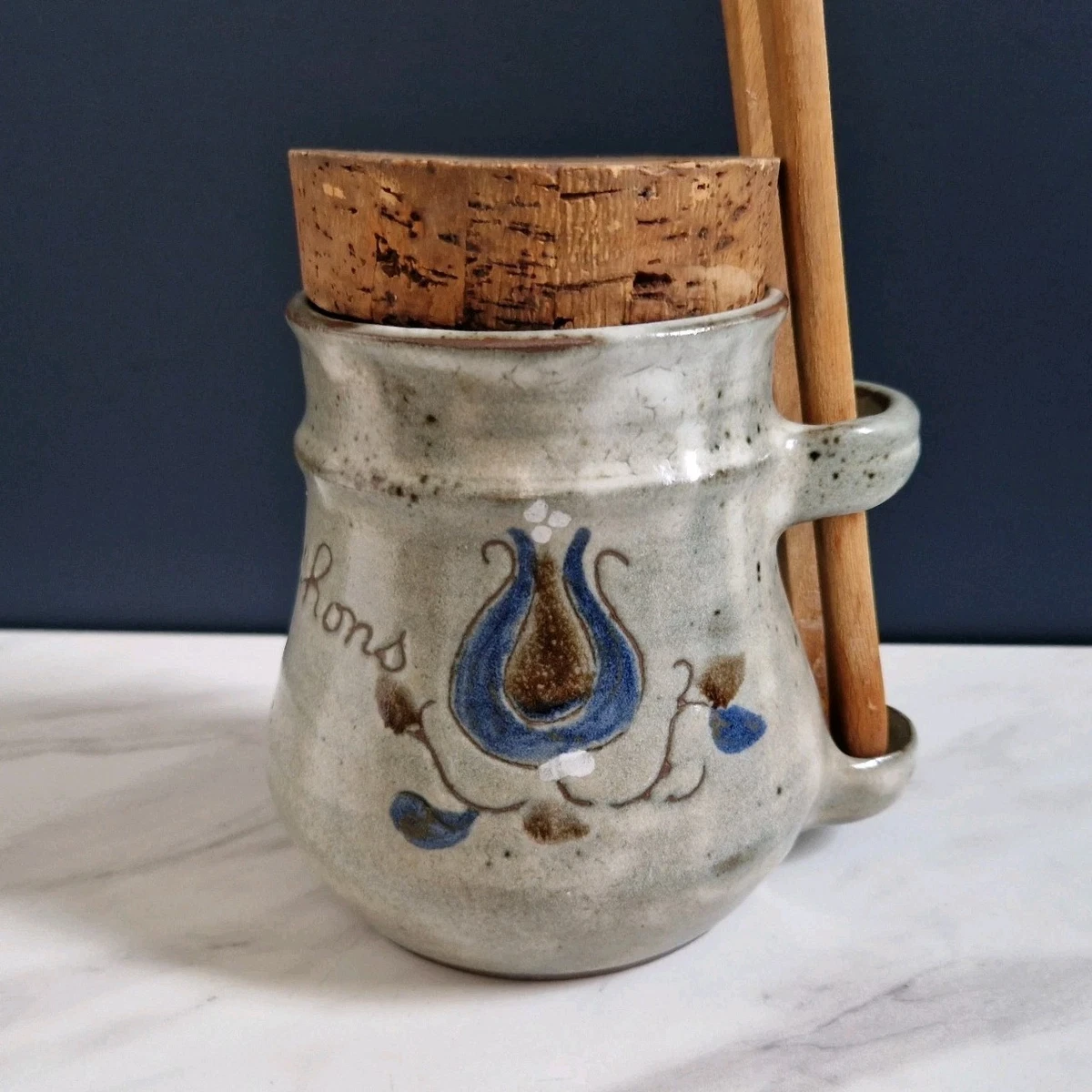 Pot vintage à cornichons en grès – Le Sélectionneur - Brocante en ligne