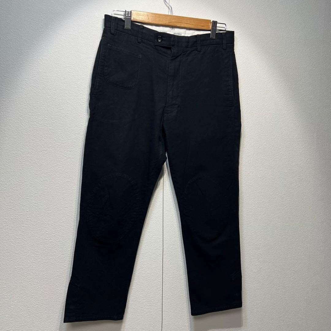 VISVIM Work Pants Cotton Knee Patch Side Slit S R… - image 2