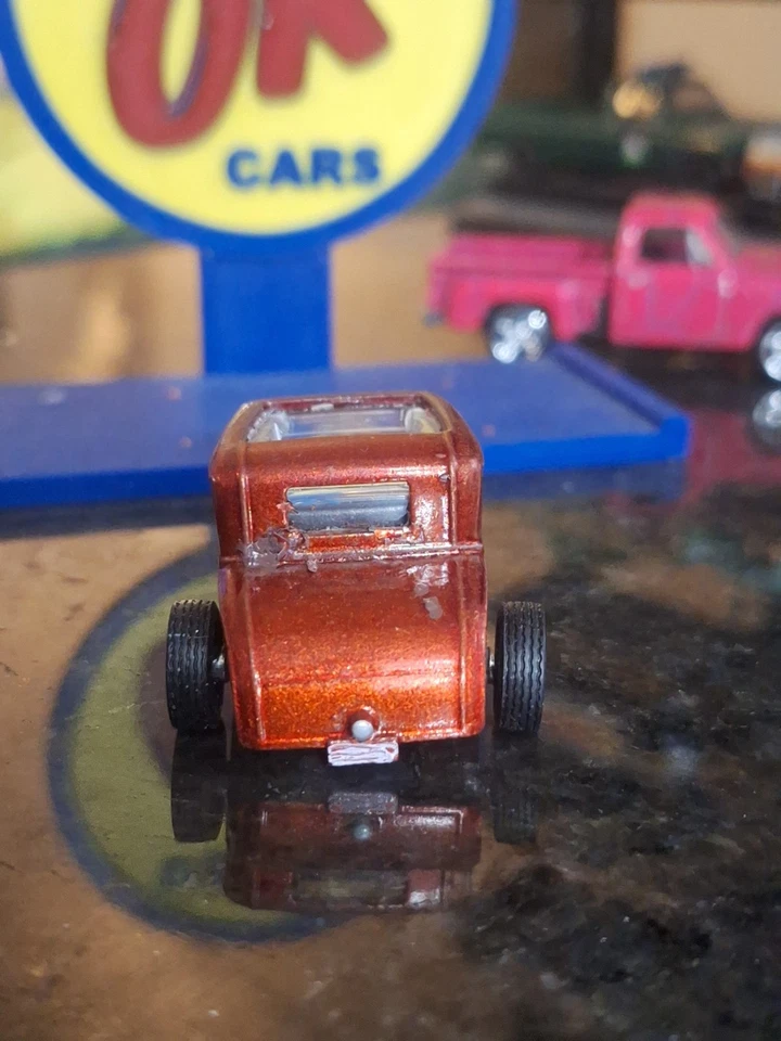 Hotwheels Custom Ford 31 Custom Modelo A Ratrod Ruedas intercambiadas y sueltas Foto 4 de 4