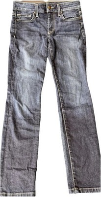Joe s Straight Leg Mid Rise Dark Wash Skinny Ankle Jeans Womens 27 Denim