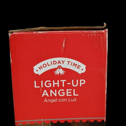Holiday Time 28" Lighted Angel Indoor/Outdoor Light Sculpture 35 Lights - Picture 10 of 12