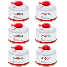 100g Isobutane Camping Fuel Canisters (6-Pack) – Stove Gas Blend