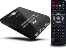 Ultra Media Player with HDD Enclosure 4K HDMI USB Support Fast Shipping