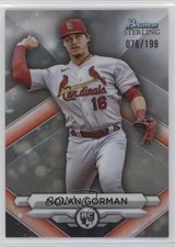 2023 Bowman Sterling Rookies Refractor 76/199 Nolan Gorman #BSR-19 0np8