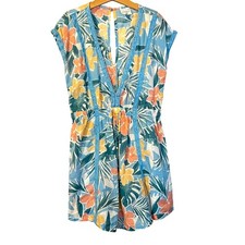Abercrombie Kids Tropical Floral Print Swim Cover Up 9/10 Summer Vacation