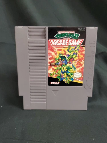 TEENAGE MUTANT NINJA TURTLES 2 II: THE ARCADE GAME - Nintendo NES 1990 EXCELLENT