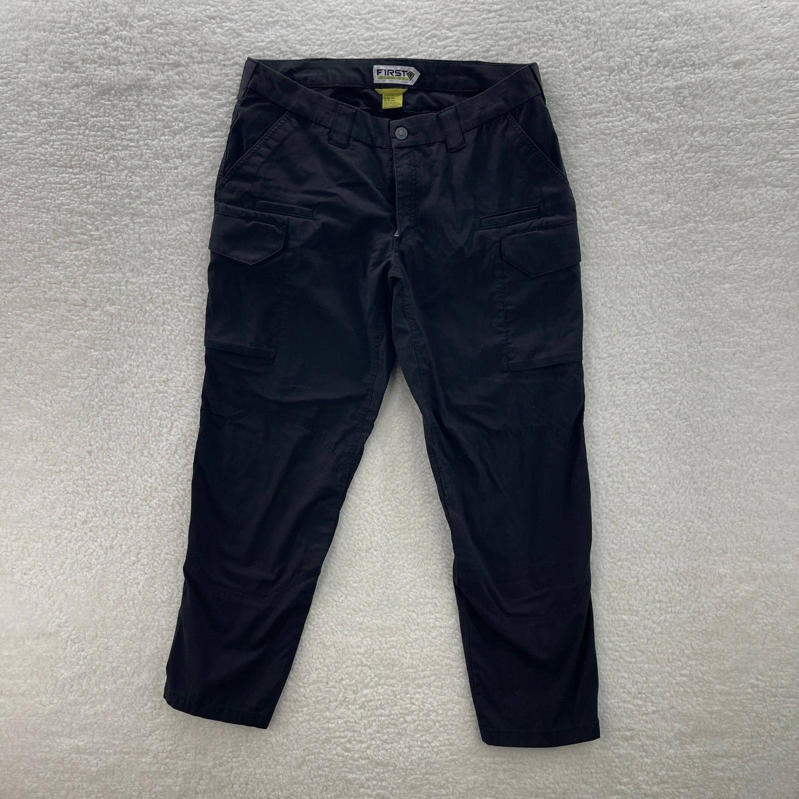 First Tactical Pants Womens 22 Black Ripstop Cargo Military Tactical Utility