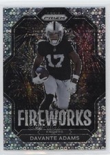 2022 Panini Prizm Fireworks No Huddle Prizm Davante Adams #F-16 0a6