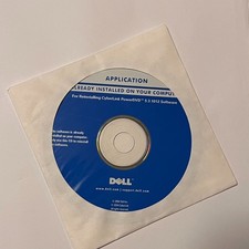 DELL Application CD For Reinstalling CyberLink PowerDVD 5.3.1012 Software NEW
