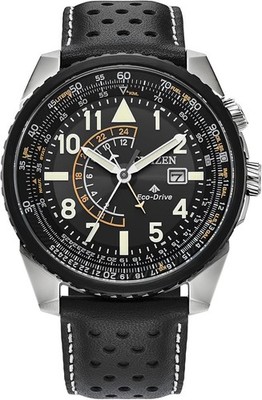 CitizenBJ7137-07E  Men's Eco-Drive Promaster Air Nighthawk Watch, Black Leather