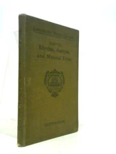 Rhythm Analysis And Musical Form (T. H.Bertenshaw - 1905) (ID:88546)