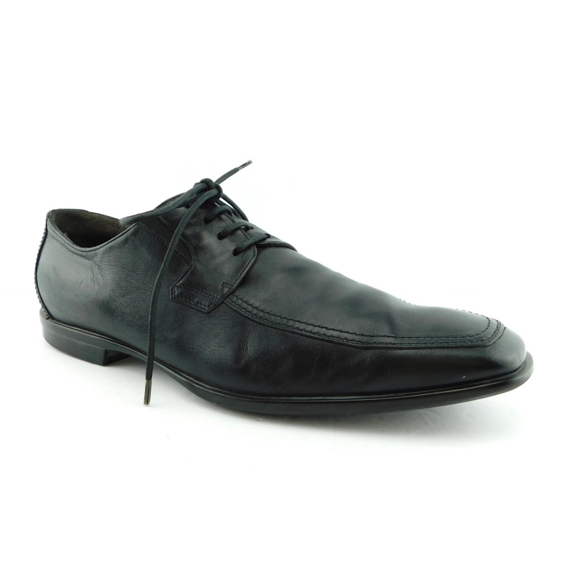BRUNO MAGLI Size 11 Black Leather Skirt Toe Oxfords Shoes | eBay display picture 3