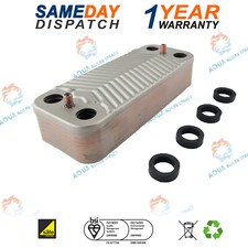IDEAL ISAR HE 24 30 ISAR M30100 BOILER DHW PLATE HEAT EXCHANGER (16 PL) 170995
