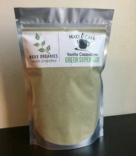 MAXX Organics 8 SUPER FOODS VANILLA CAPPUCCINO 21 Day Comp. Organifi Green Juice
