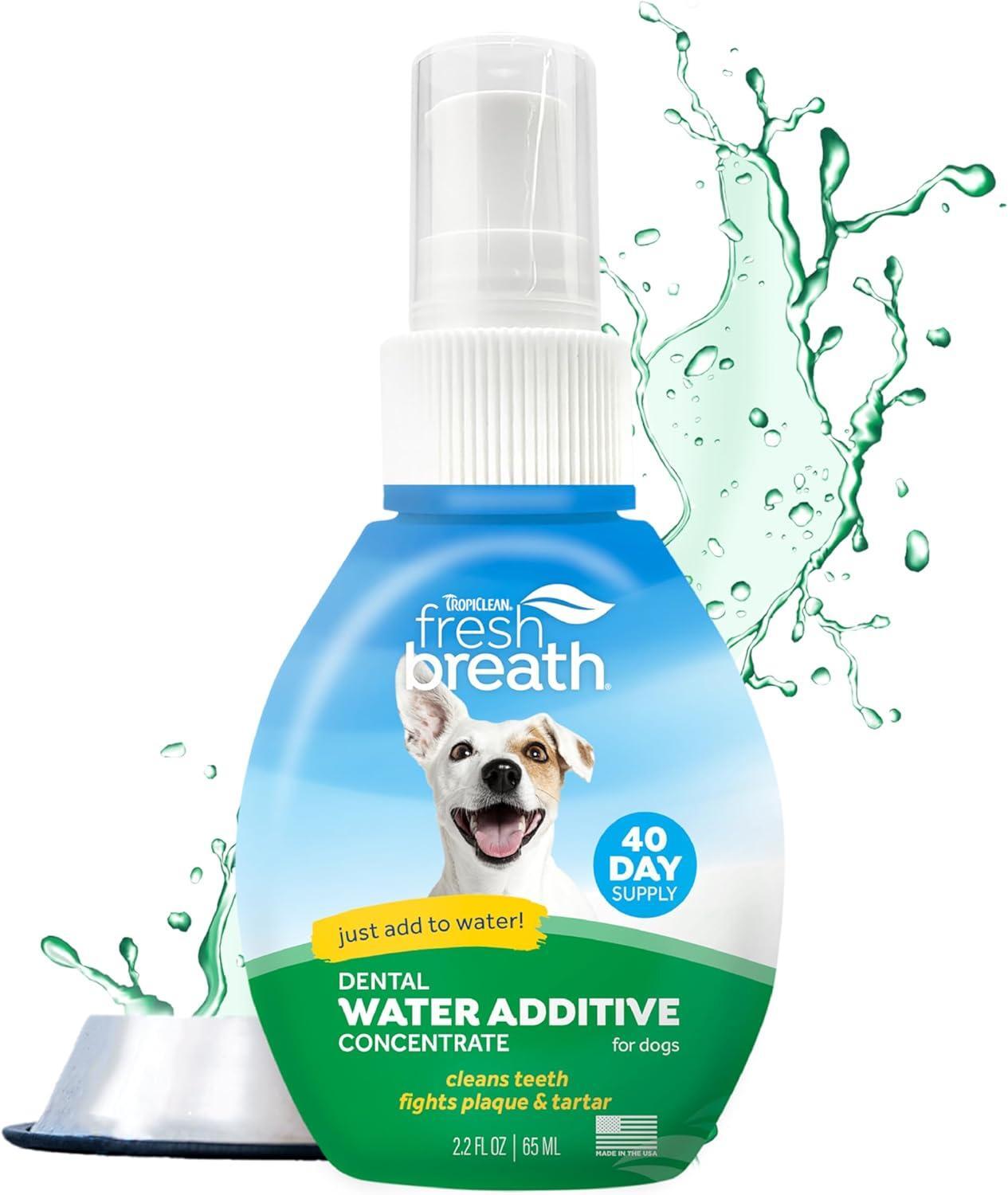 Dental Care Dog Mouthwash - Fresh Breath - Plaque Remover - TropiClean - 59mL