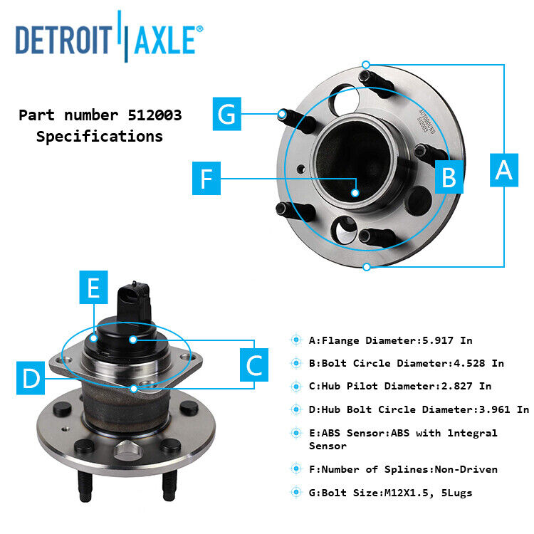 RW509FR Timken Wheel Bearing Rear For Le Sabre De Ville Buick LeSabre - Foto 3