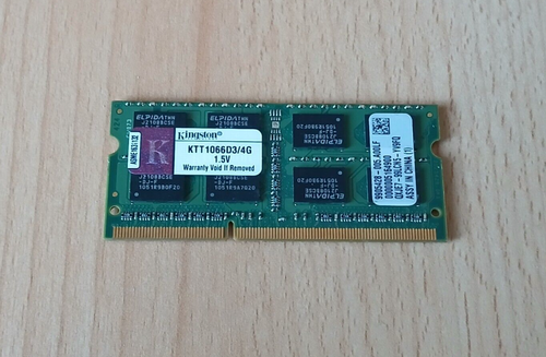 Kingston KTT1066D3/4G *1 Stück* *Gebraucht* - 第 1/2 張圖片