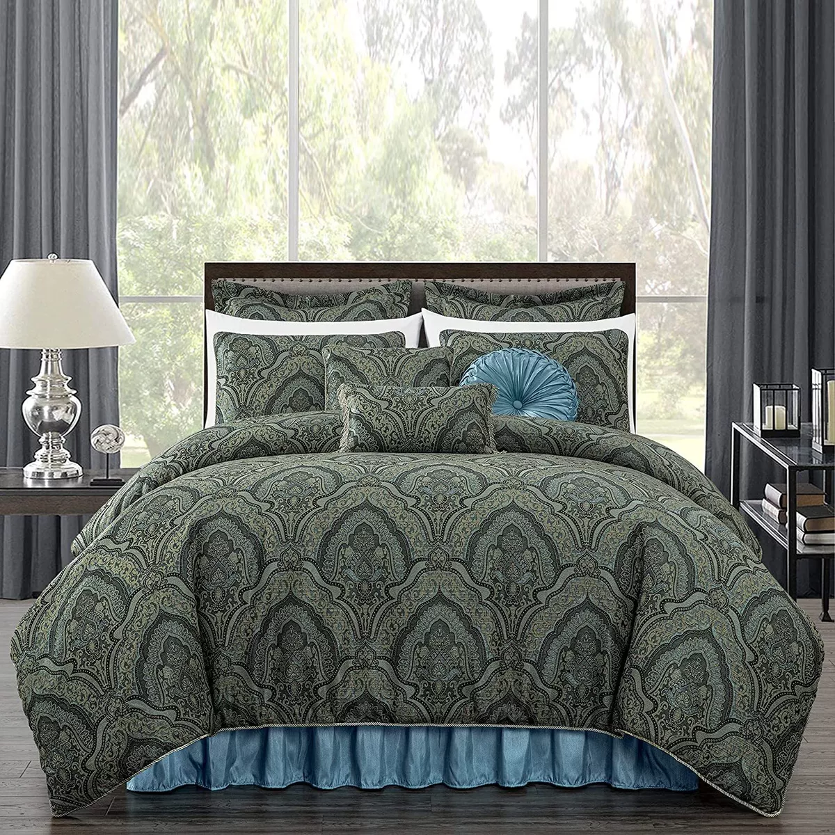 Paisley comforter set queen online