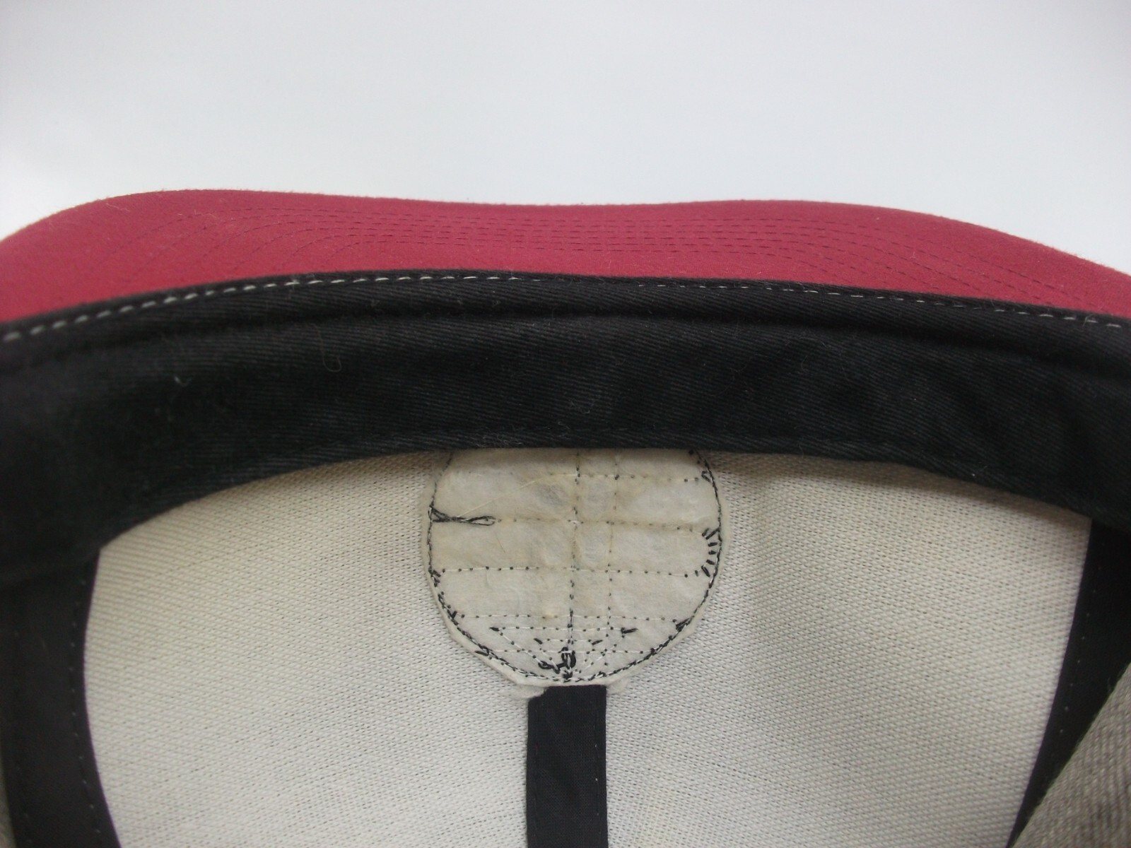 Vans Patch Hat Gray Red Snapback Baseball Cap - image 10