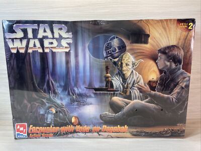 キャラクター Encounter with Yoda on Dagobah AMT ERTL AMT ERTL Star Wars Encounter With Yoda on Dagobah Action