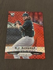 2015 Panini Prizm Red Power Prizm Parallel /125 #199 R.J. RJ ALVAREZ Rookie RC