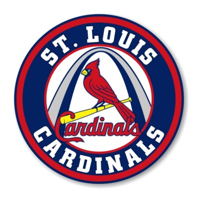 FANMATS St. Louis Cardinals Mini-Aufkleber – 12 Stück, Je 2,5 Cm | Offiziell Lizenziert, UV-beständig