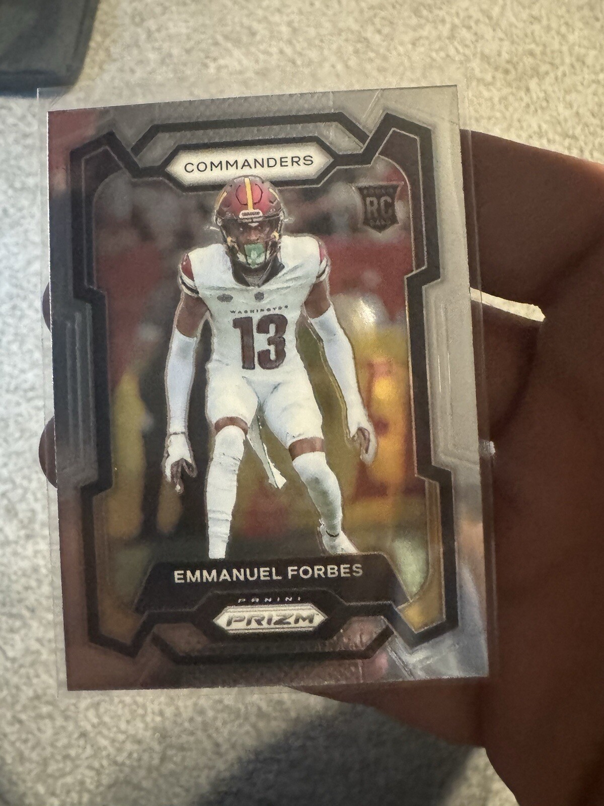 2023 Panini Prizm Football Emmanuel Forbes Base RC #399