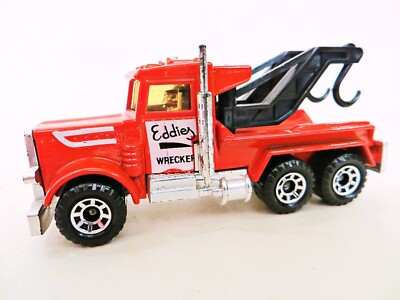 MATCHBOX SUPERFAST 1-75 MB61 ''PETERBILT EDDIE'S WRECKER/TOW TRUCK'' 61. ENGLAND.