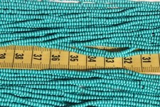 Permalux Teal  11/0 Czech Glass Seed Beads Crafts Jewelry Making/ 1/2 hank
