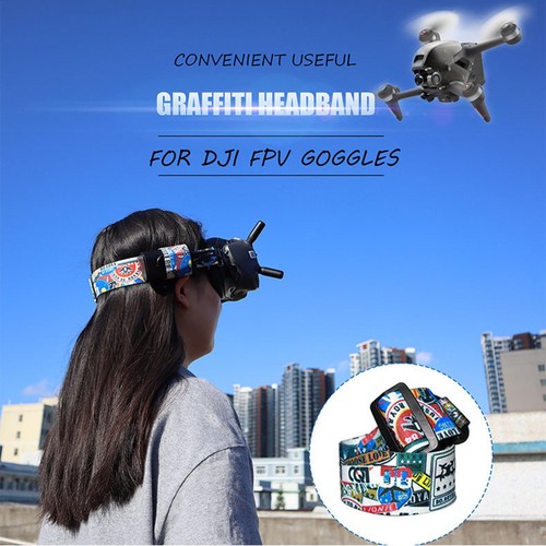 Elastic Head Strap Elastic Band Headband w/ 30cm Cable for DJI FPV Goggles V2 - Picture 19 of 20