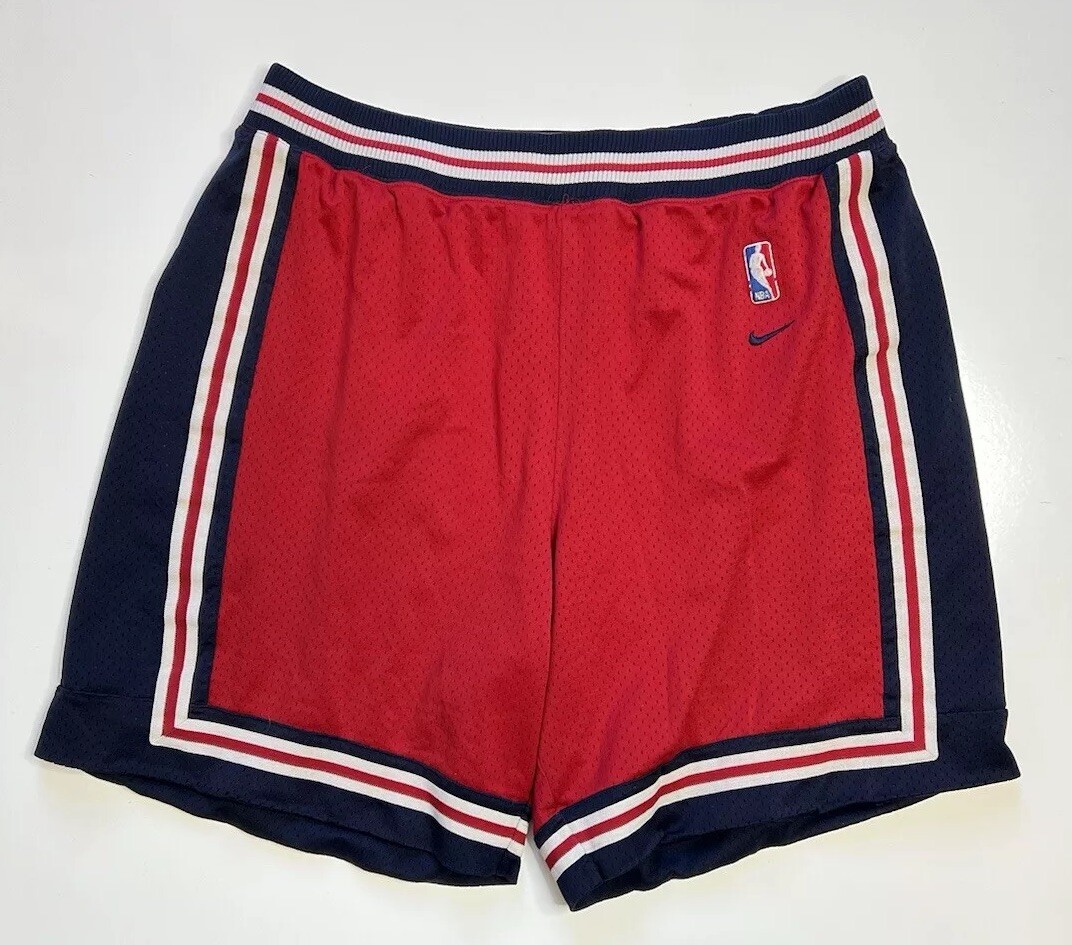 Detroit Pistons Nike Retro Rewind 75 Throwback NBA Basketball Shorts Rare Sz 2XL