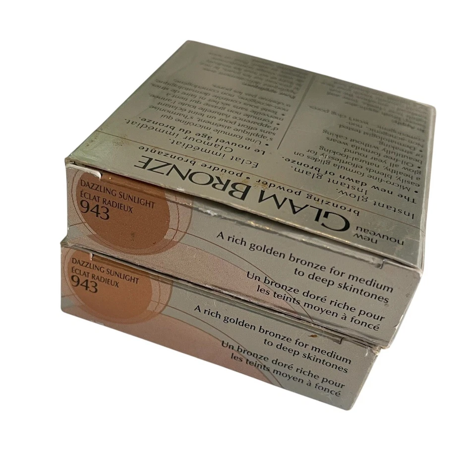 2x NEW L’Oreal Glam Bronze Bronzing Powder 943 Dazzling Sunlight + Brush Boxed - Image 4 of 4