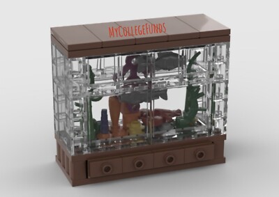 LEGO MOC Instructions (PDF) Fish Tank Aquarium Plants Lobster