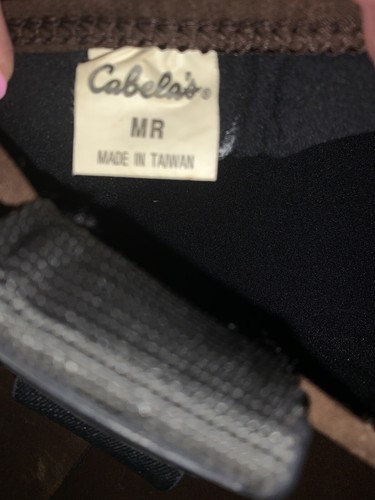 Cabela's Classic Series II Brown Neoprene Felt Sole Boot Foot Waders MR ❤️tw11j3 - Picture 7 of 10