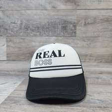 The Real Boss Trucker Meshback Adjustable Snapback Hat Cap Youth Kids