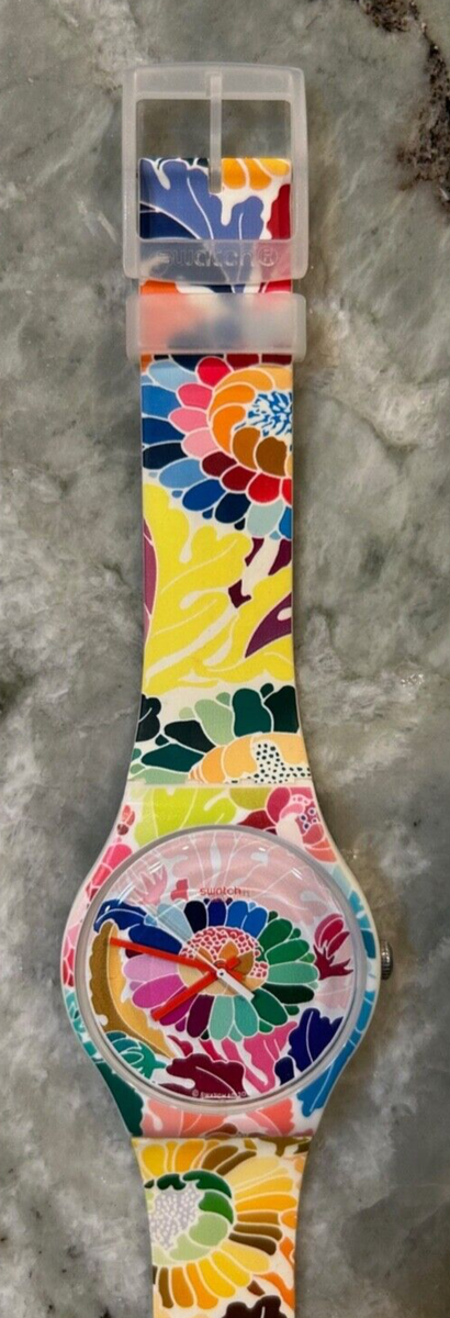 Swatch フラワーデザイン クォーツ時計 VA3579DW00436_thumb.jpg
