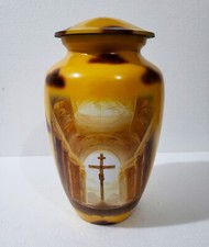 Crist Cross Urn Human Ashes Adult Cremation Urns in Velvet Bag 10 inch us