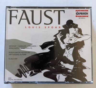 FAUST Louis Spohr 2 CD Set Opera In 2 Acts Capriccio Records 1994 Made InGermany
