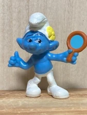 2011 PEYO Smurf Figurine, Smurfs Movie, VANITY, McDonald's, PVC Collectible