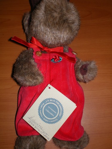 Vintage 1994 BOYDS BEAR J.B. Bean EDWINA Christmas Stuffed PLUSH Moose w/ COA - Picture 10 of 10