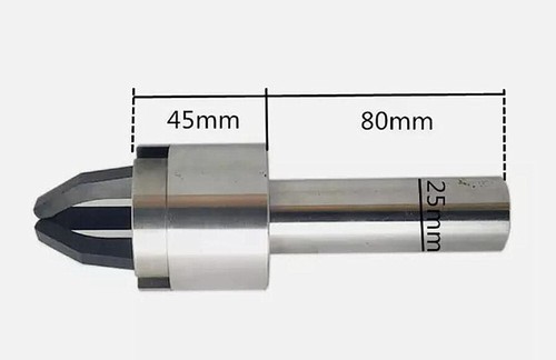 Estrattore barra tornio CNC alimentatore tornio automatico artiglio nero manovella rotonda Φ25 - Foto 2 di 4