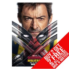 DEADPOOL AND WOLVERINE POSTER ART PRINT A4 A3 SIZE BUY 2 GET ANY 2 FREE