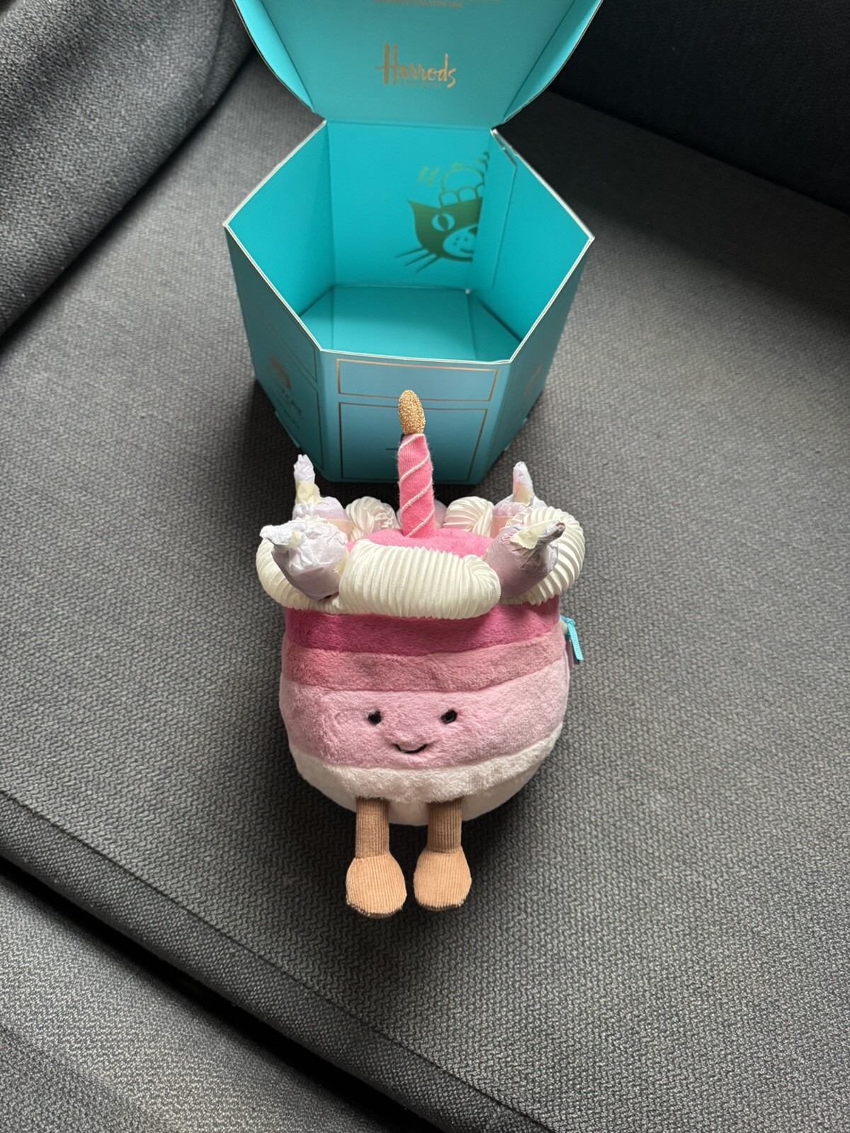 Jellycat Harrods London Exclusive Limited Edition Cheryl Cherry Cake
