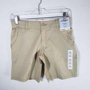 5 Pair Boys Uniform Shorts - 5 Khaki 