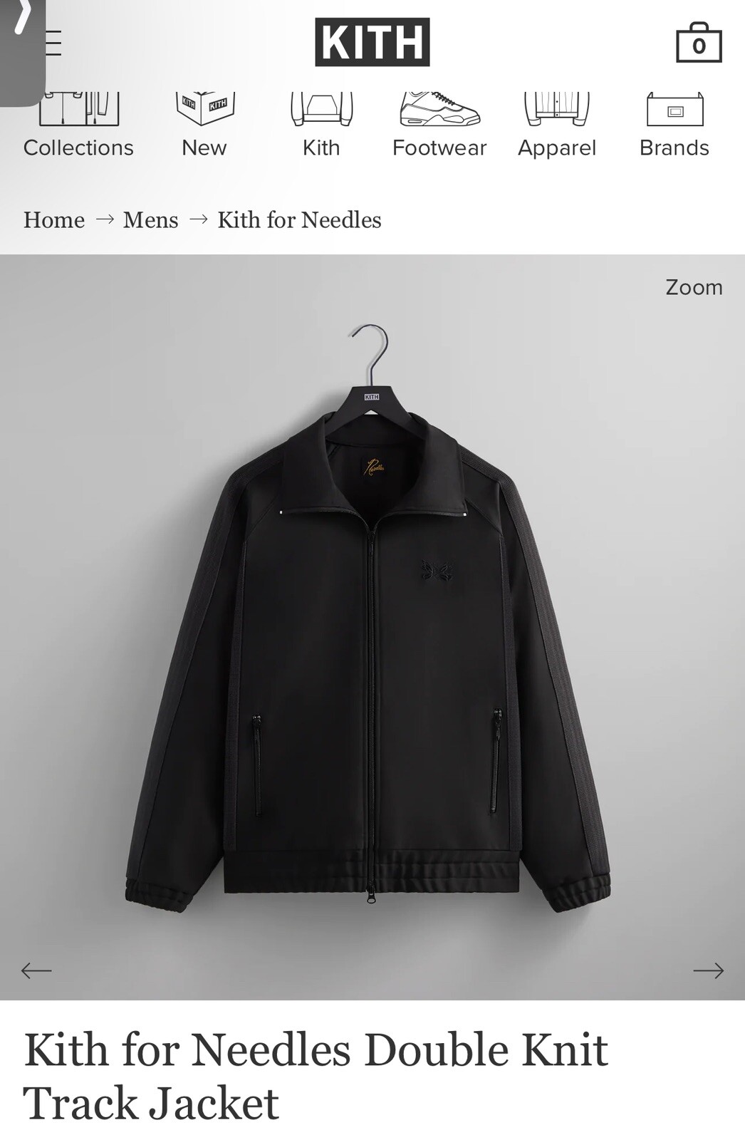 Kith x Needles Double Knit Track Jacket | 得利購DirectGo - 海運