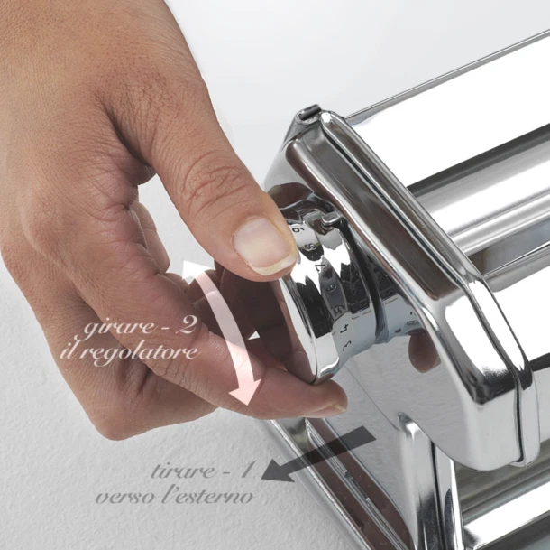 Marcato, Atlas 180 mm Roller Pasta Maker Lasagne Italy Dough Sheeter - Image 4 of 4