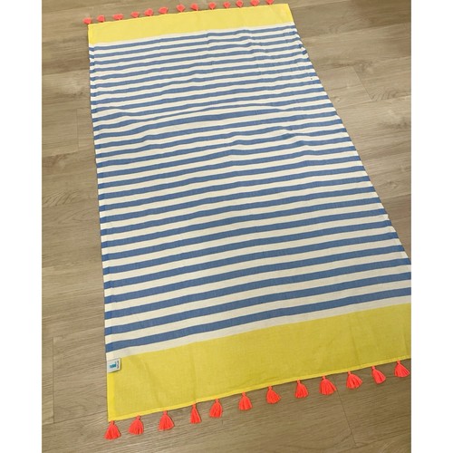 Brand New WETCAT Summer Stripe Tassel Turkish Towel 39” X 67” - Picture 3 of 6