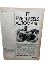 1971 Kodak X90 Instamatic Camera Original Print Ad Vintage 1970s