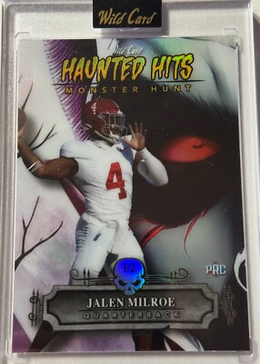   Jalen Milroe 2024 Haunted Hits Dracula 1/2   Seattle Seahawks  